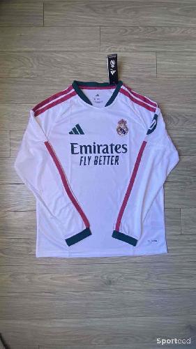 Maillot real blanc taille Xl