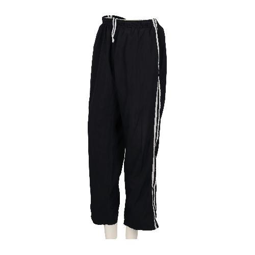 Champion Jogging Pantalon de survêtement à bandes latérales Bas zippés Homme Taille L Noir