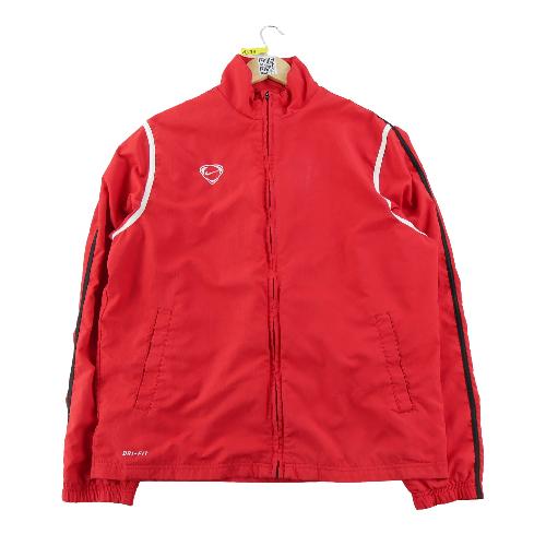 Nike Veste Dri-FIT Bandes contrastées Doublure mesh Homme Taille L Rouge