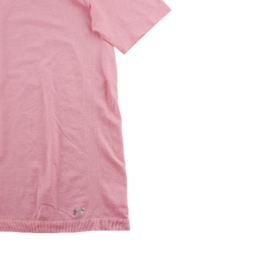 Fitness / Cardio training - Under Armour T-shirt Threadborne Seamless Fitted Short Sleeve HeatGear Femme Taille L Rose - photo 6