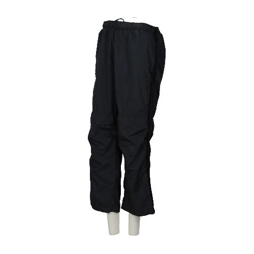 Starter Jogging Vintage Coupe droite Y2K Taille élastiquée à cordon Homme Taille L Noir