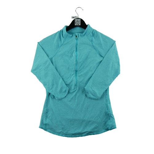 Nike T-shirt Element Half-Zip Coupe ajustée Dri-FIT Running Passe-pouces Femme Taille S