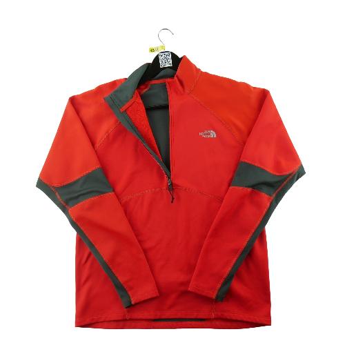 The North Face Pull polaire Momentum Thermal 1/2 Zip FlashDry Homme Taille M Rouge