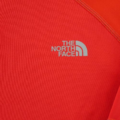 Course à pied trail - The North Face Pull polaire Momentum Thermal 1/2 Zip FlashDry Homme Taille M Rouge - photo 9