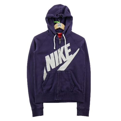 Nike Sweat à capuche Rally FZ Hoody-Logo Coupe ajustée Grand logo diagonal Femme Taille XS
