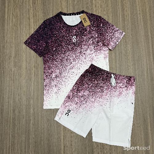 Tenue On-Running Tennis : Framboise