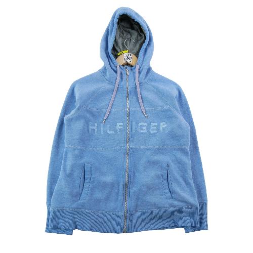 Tommy Hilfiger Sweat à capuche Full-Zip Coupe droite Manches raglan Femme Taille M