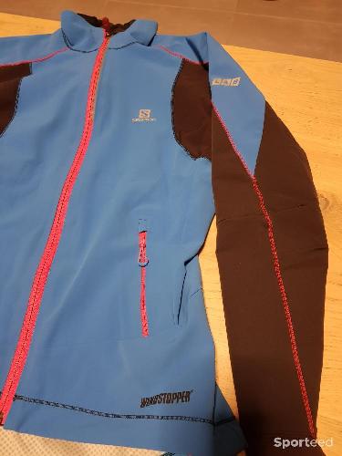 Course à pied trail - Veste gilet coupe vent Salomon XS - photo 6