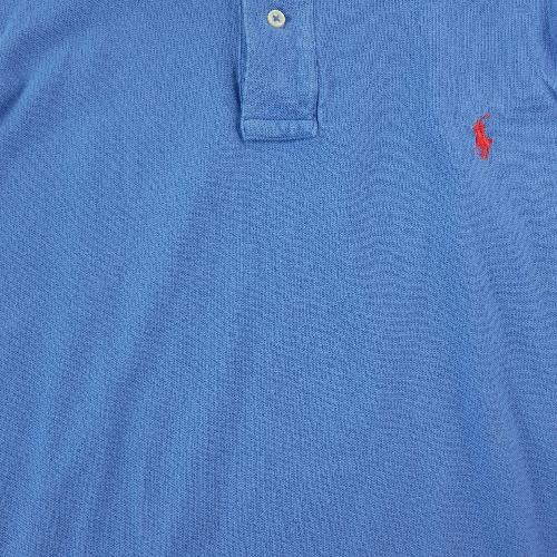 Golf - Polo Ralph Lauren Polo manches courtes Classic Fit Mesh Pony Homme Taille 2XL Bleu clair - photo 9