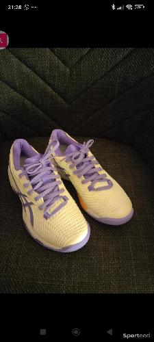 Chaussures tennis / padel haut de gamme Terre Battue Asics Solution Speed FF 2 Clay - Taille 37.5