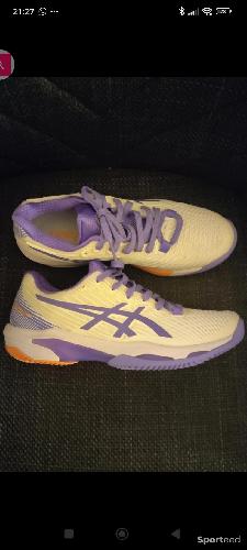 Tennis - Chaussures tennis / padel haut de gamme Terre Battue Asics Solution Speed FF 2 Clay - Taille 37.5 - photo 6