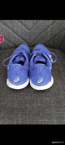 Tennis - Chaussures tennis / padel haut de gamme Toutes Surfaces Asics Solution Speed FF 3 - Taille 40 - Bleu et blanc - photo 5
