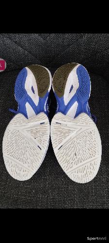 Tennis - Chaussures tennis / padel haut de gamme Toutes Surfaces Asics Solution Speed FF 3 - Taille 40 - Bleu et blanc - photo 5