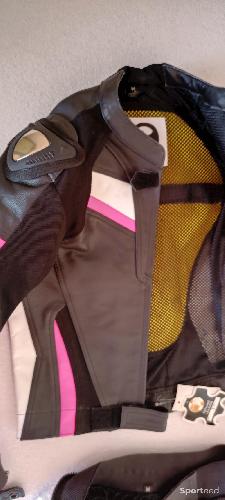 Moto route - Combinaison cuir neuve femme  - photo 5