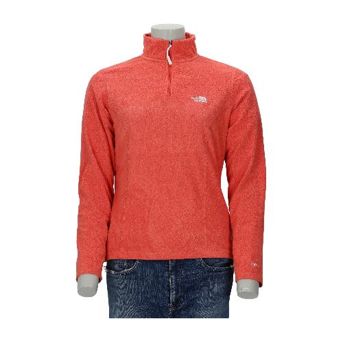 The North Face Pull polaire TKA 100 Glacier 1/4 Zip Coupe ajustée Femme Taille M Corail