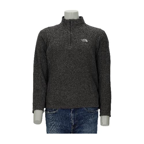The North Face Pull polaire Glacier 1/4 Zip Coupe ajustée TKA 100 Femme Taille M Gris