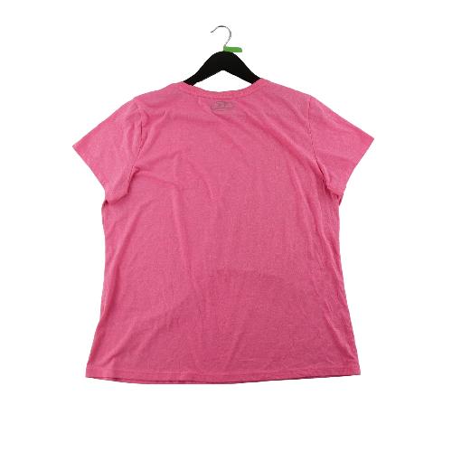 Fitness / Cardio training - Under Armour T-shirt Grand logo UA Coupe standard Col rond Femme Taille M Rose - photo 7