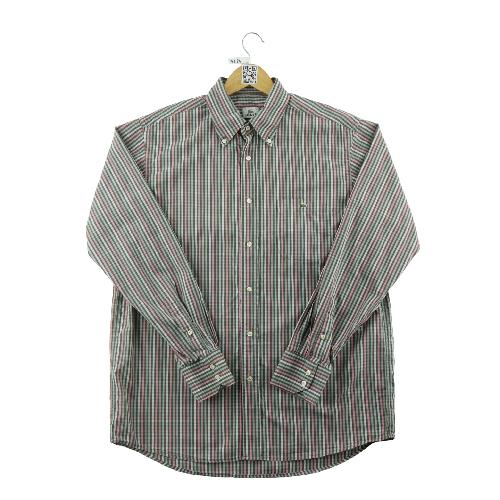 Lacoste Chemise classique Homme Taille L à carreaux Gris