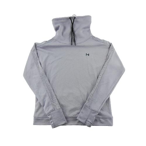 Under Armour Sweat Featherweight Fleece Funnel Neck Coupe lâche Passe-pouces Femme Taille M
