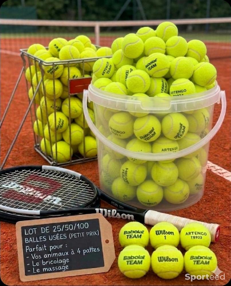 Tennis - Balles de tennis usagées (petit prix) par 25/50/100 - photo 1
