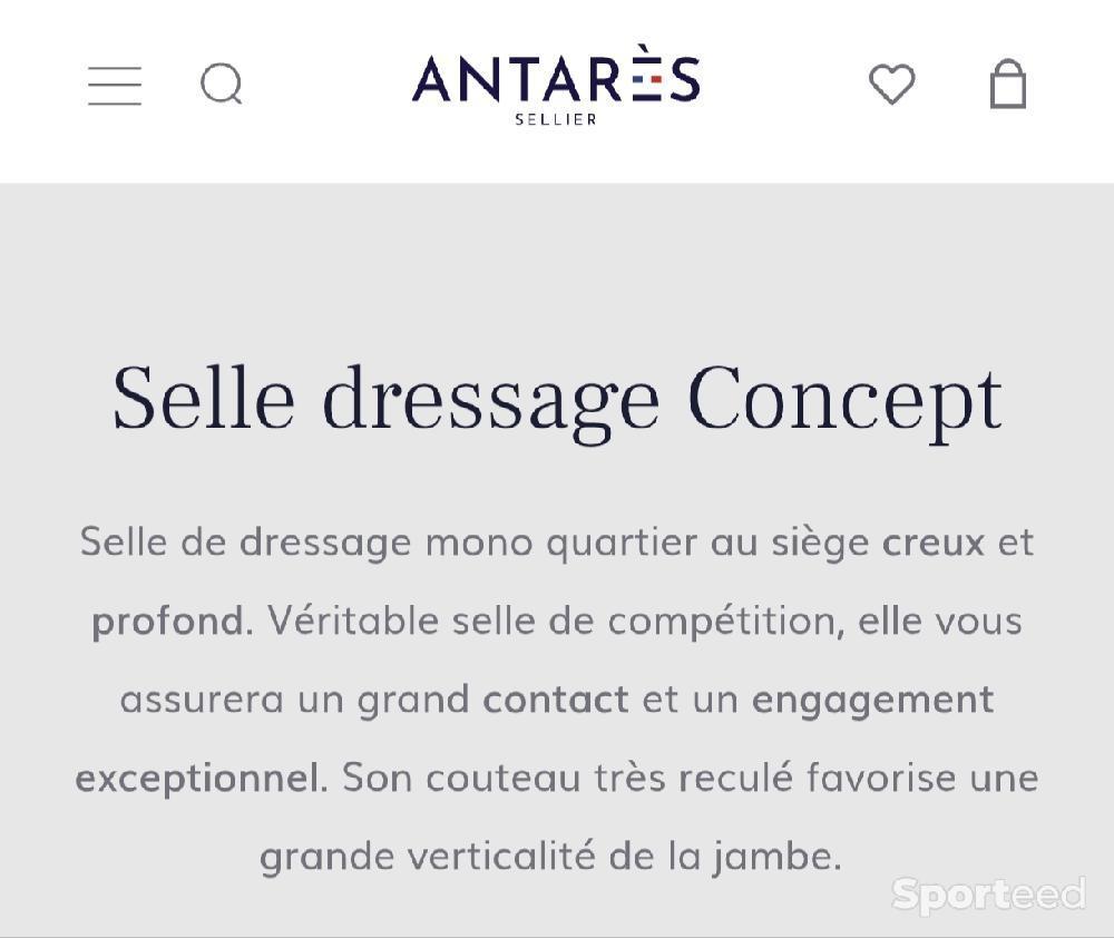 Equitation - Selle Antarès Concept 18' Dressage - photo 5