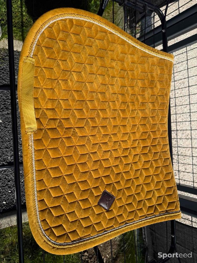 Equitation - Tapis Velvet Jaune Moutarde - Kentucky - photo 1
