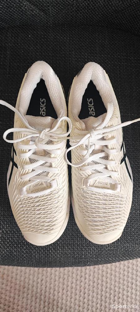 Tennis - Chaussures de tennis / padel Asics Solution Speed FF 2 – Blanches / Noires – Taille 38 - photo 2