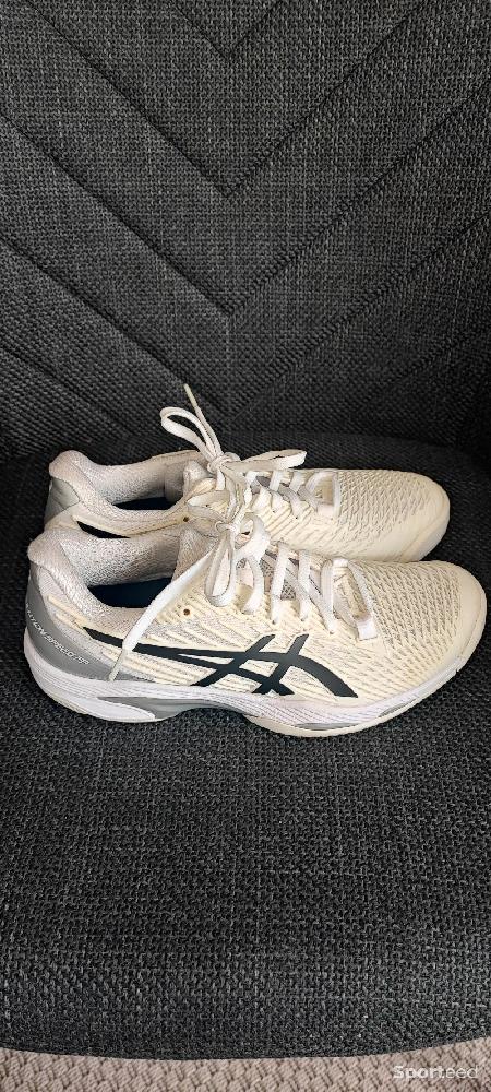Tennis - Chaussures de tennis / padel Asics Solution Speed FF 2 – Blanches / Noires – Taille 38 - photo 5
