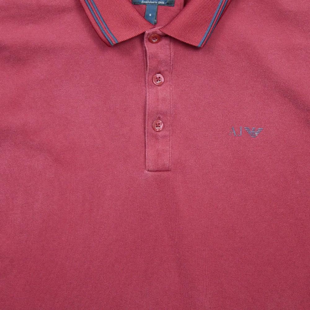 Sportswear - Armani Polo manches courtes Homme Taille S Bordeaux #QWE0012 - photo 3