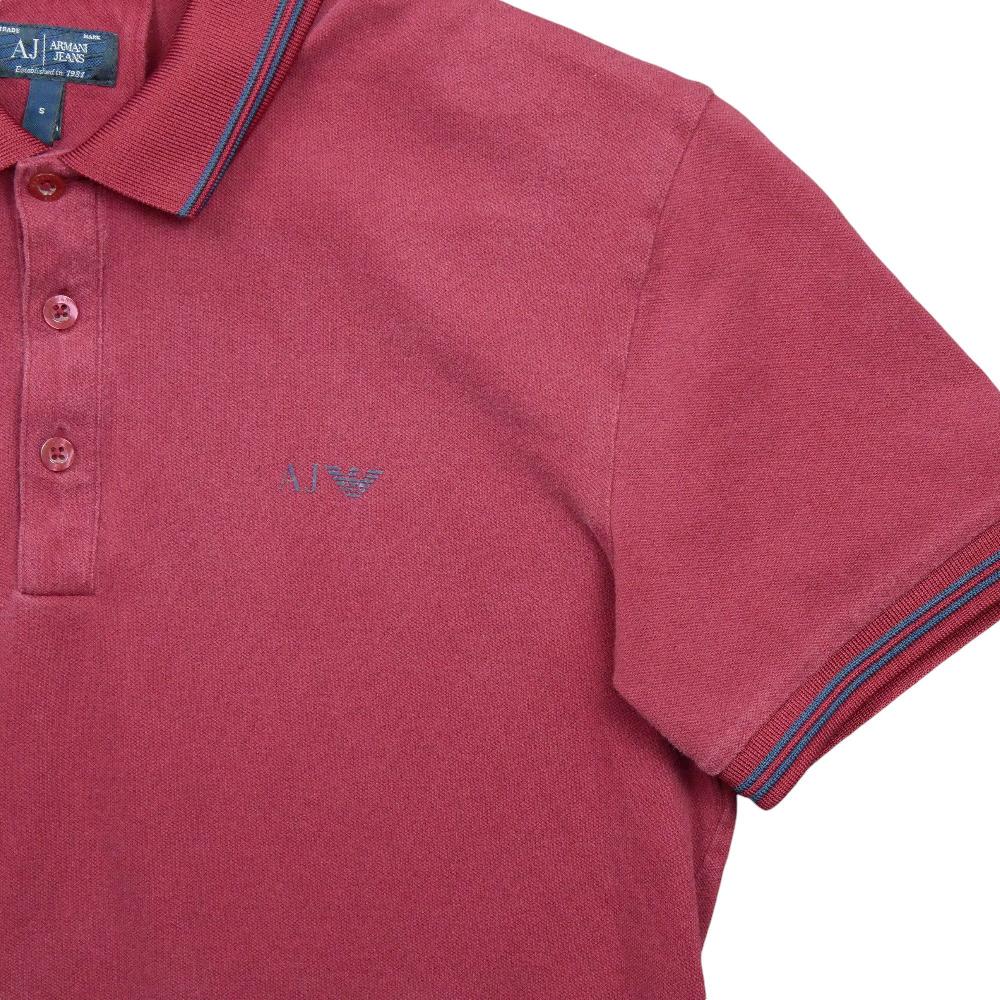 Sportswear - Armani Polo manches courtes Homme Taille S Bordeaux #QWE0012 - photo 4