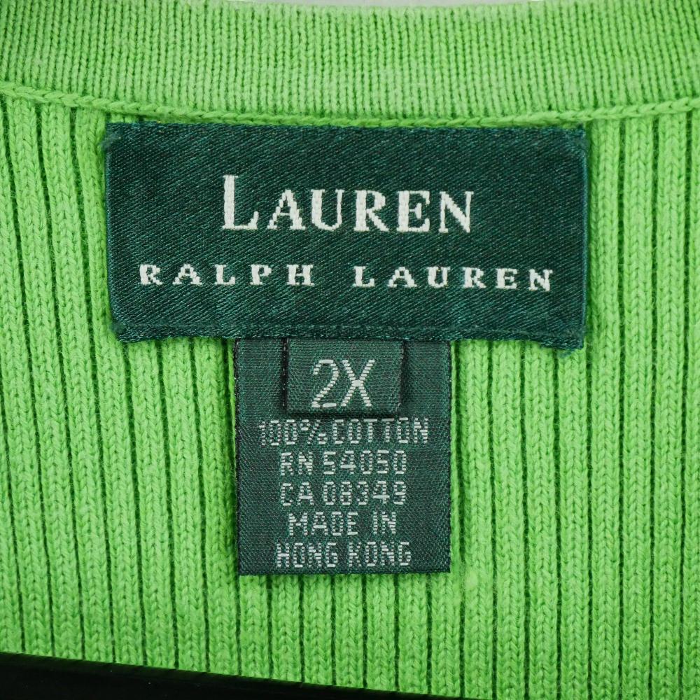 Sportswear - Ralph Lauren Pull Femme Taille XL Vert Fluo #QWE1170 - photo 7