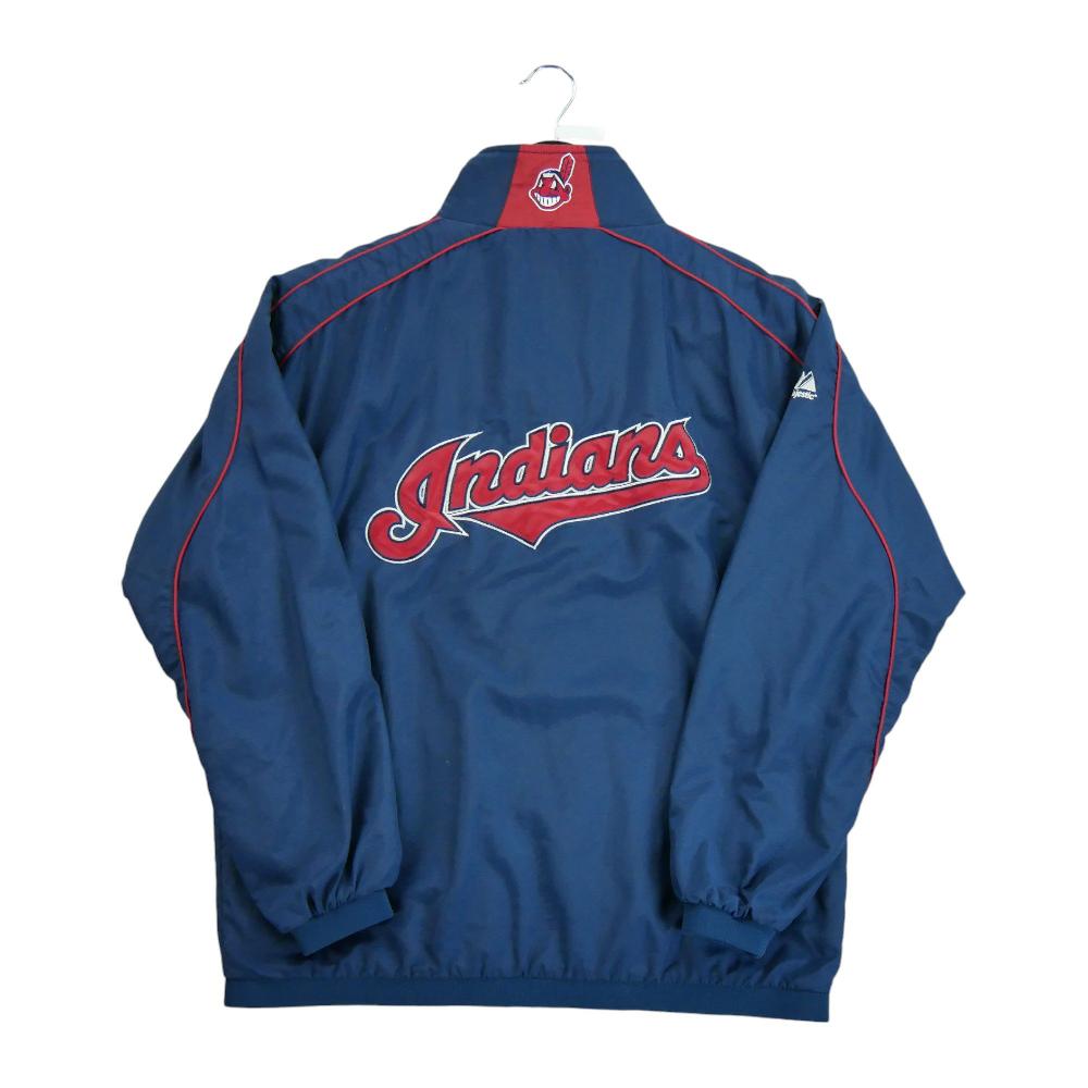 Baseball - Majestic Veste MLB Cleveland Guardians Vintage Y2K Homme Taille XS Marine #QWE3279 - photo 2