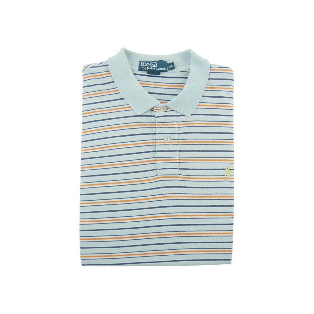 Golf - Polo Ralph Lauren Polo manches courtes Classic Fit Mesh Pony Homme Taille XL Bleu clair #QWE1165 - photo 1