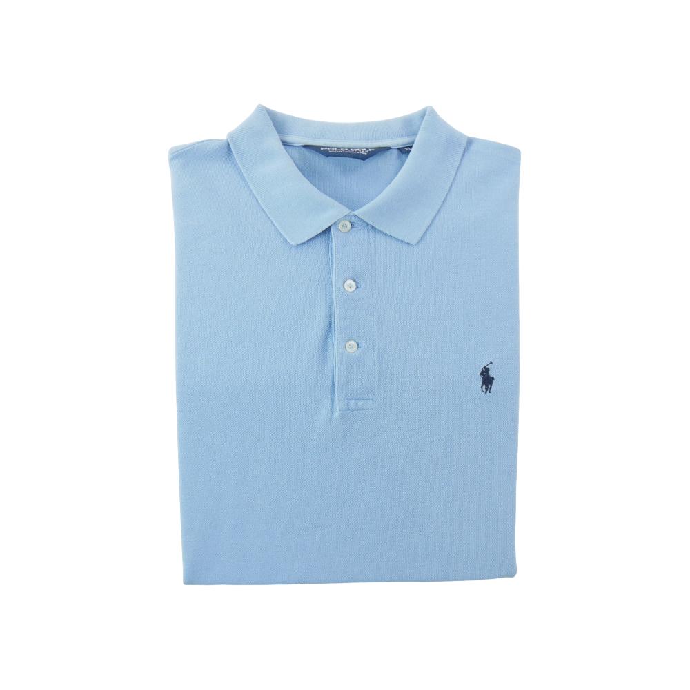 Golf - Polo Ralph Lauren Polo manches courtes Mesh Pony Golf Homme Taille XL Bleu clair #QWE1015 - photo 1