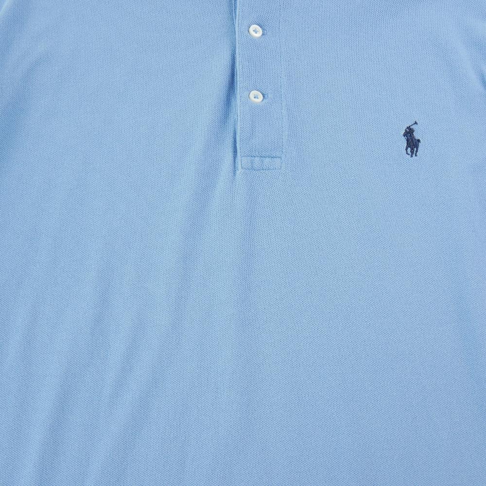 Golf - Polo Ralph Lauren Polo manches courtes Mesh Pony Golf Homme Taille XL Bleu clair #QWE1015 - photo 4