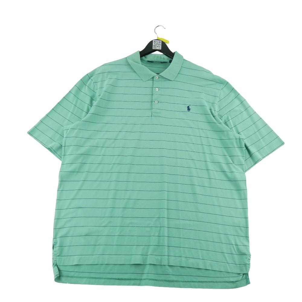 Golf - Polo Ralph Lauren Polo manches courtes Mesh Pony Golf Homme Taille XL Turquoise #QWE1159 - photo 2