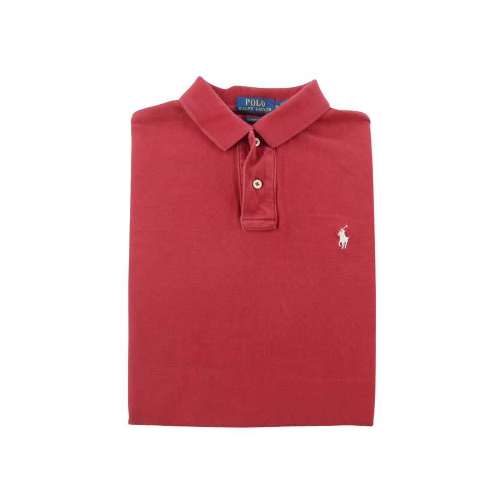 Golf - Polo Ralph Lauren Polo manches courtes Classic Fit Mesh Pony Homme Taille M Rouge #QWE1430 - photo 1
