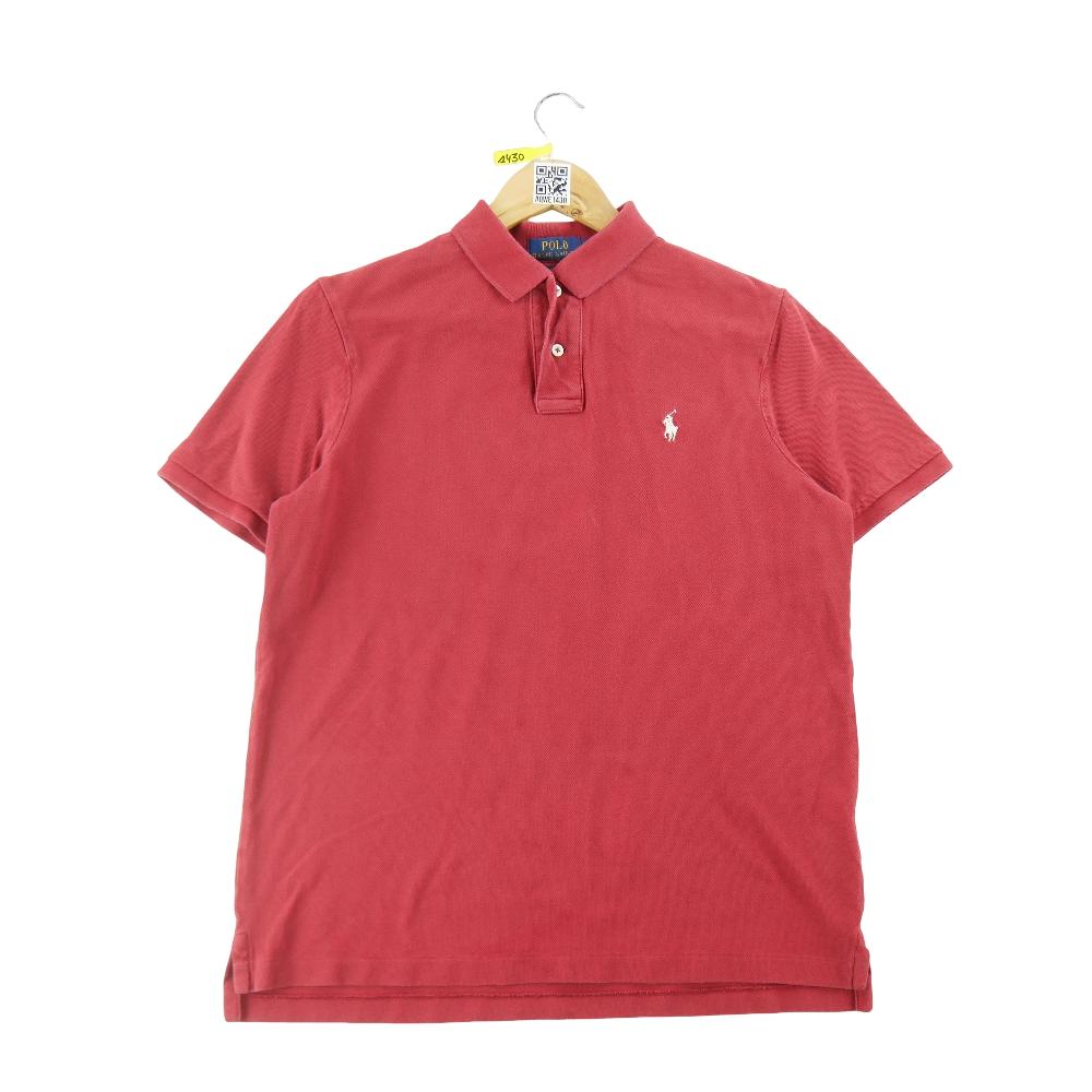Golf - Polo Ralph Lauren Polo manches courtes Classic Fit Mesh Pony Homme Taille M Rouge #QWE1430 - photo 2