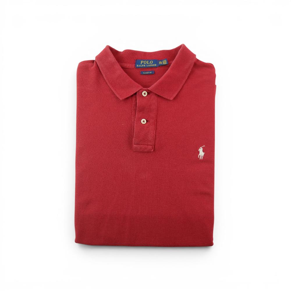 Golf - Polo Ralph Lauren Polo manches courtes Classic Fit Homme Taille 2XL Rouge #QWE1098 - photo 1