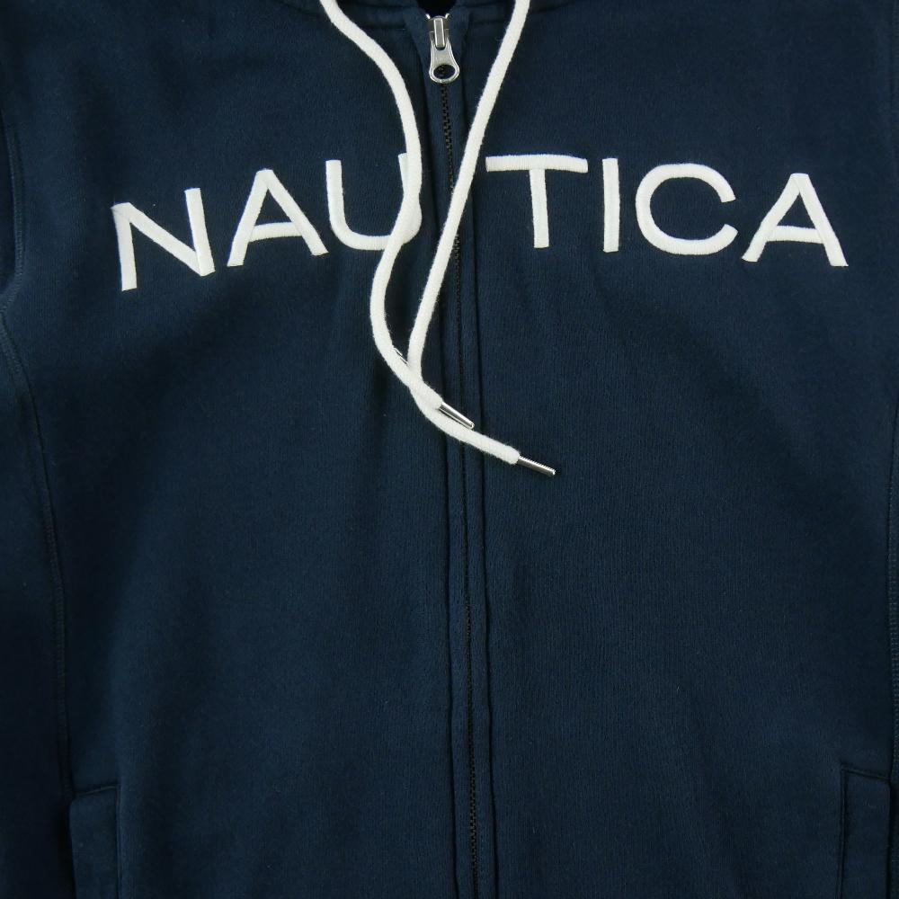 Fitness / Cardio training - Nautica Sweat à capuche Full-Zip Signature Logo Marinière Femme Taille L Marine #QWE3891 - photo 4