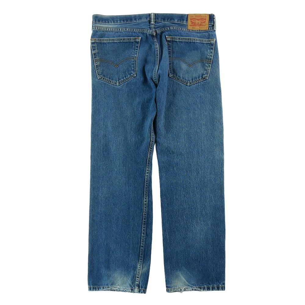 Sportswear - Levi Strauss Jean Levis 505 Regular Fit Taille W36/L30 Homme Bleu #QWE0016 - photo 1