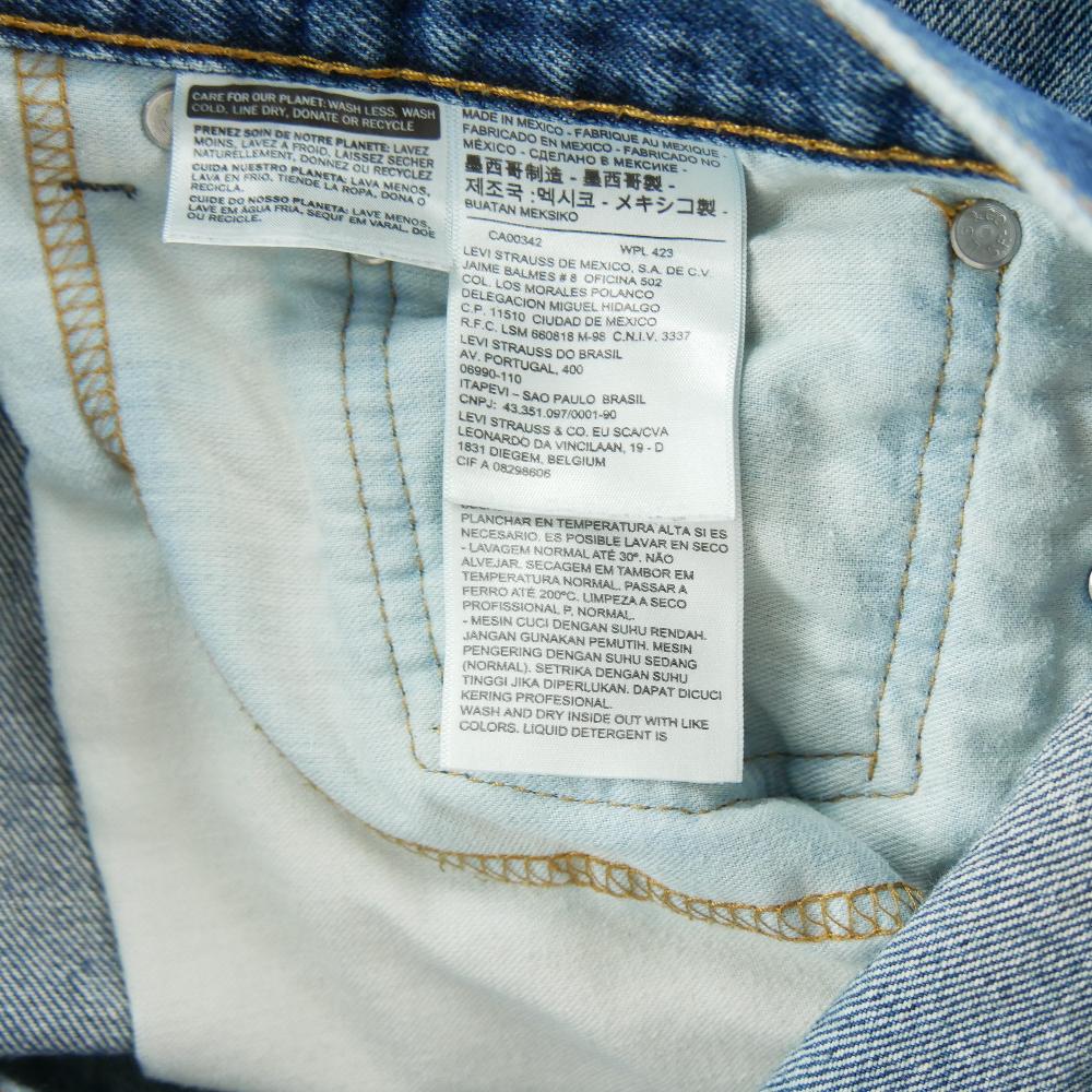 Sportswear - Levi Strauss Jean Levis 505 Regular Fit Taille W36/L30 Homme Bleu #QWE0016 - photo 8