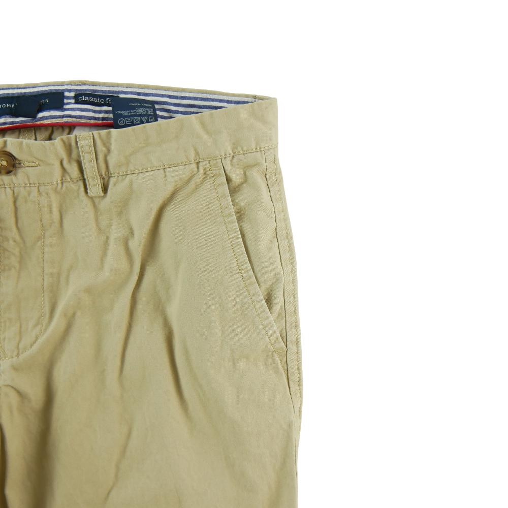 Golf - Tommy Hilfiger Pantalon chino Classic Fit Taille W34/L34 Homme Beige #QWE3118 - photo 6