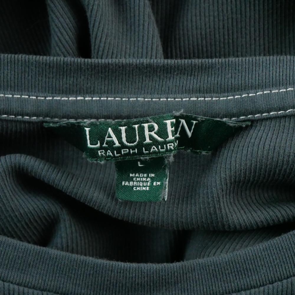 Sportswear - Lauren Ralph Lauren T-shirt manches longues Femme Taille L Gris #QWE0826 - photo 4