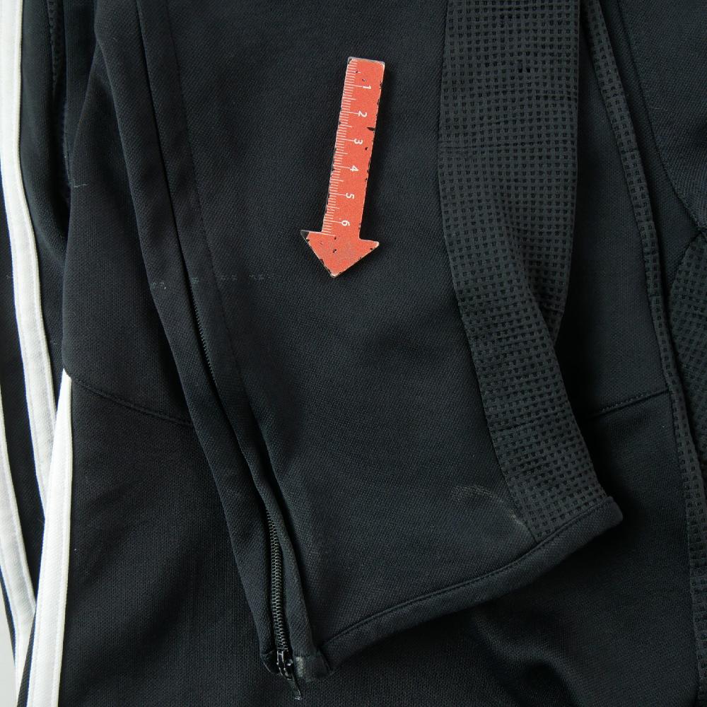 Fitness / Cardio training - Adidas Jogging Pantalon 3-Stripes Y2K Vintage Poches zippées Homme Taille L Noir #QWE1195 - photo 7