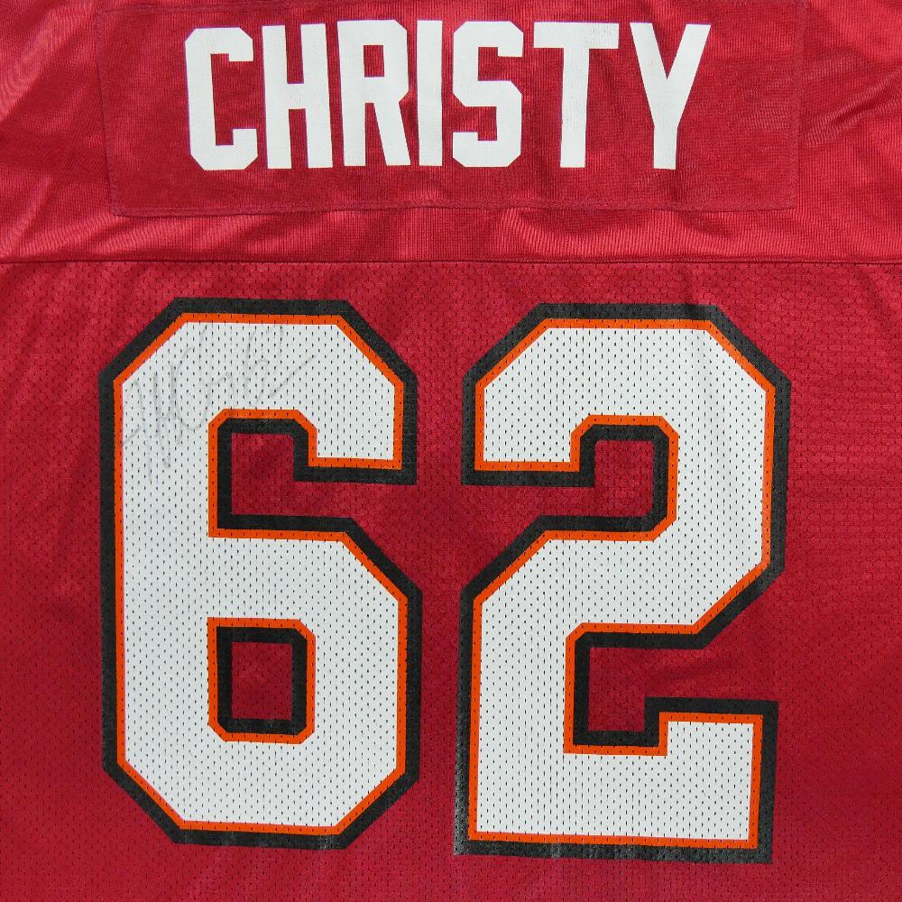 Football Américain - Adidas Maillot NFL Tampa Bay Buccaneers Jeff Christy #62 Taille XL #QWE1310 - photo 4