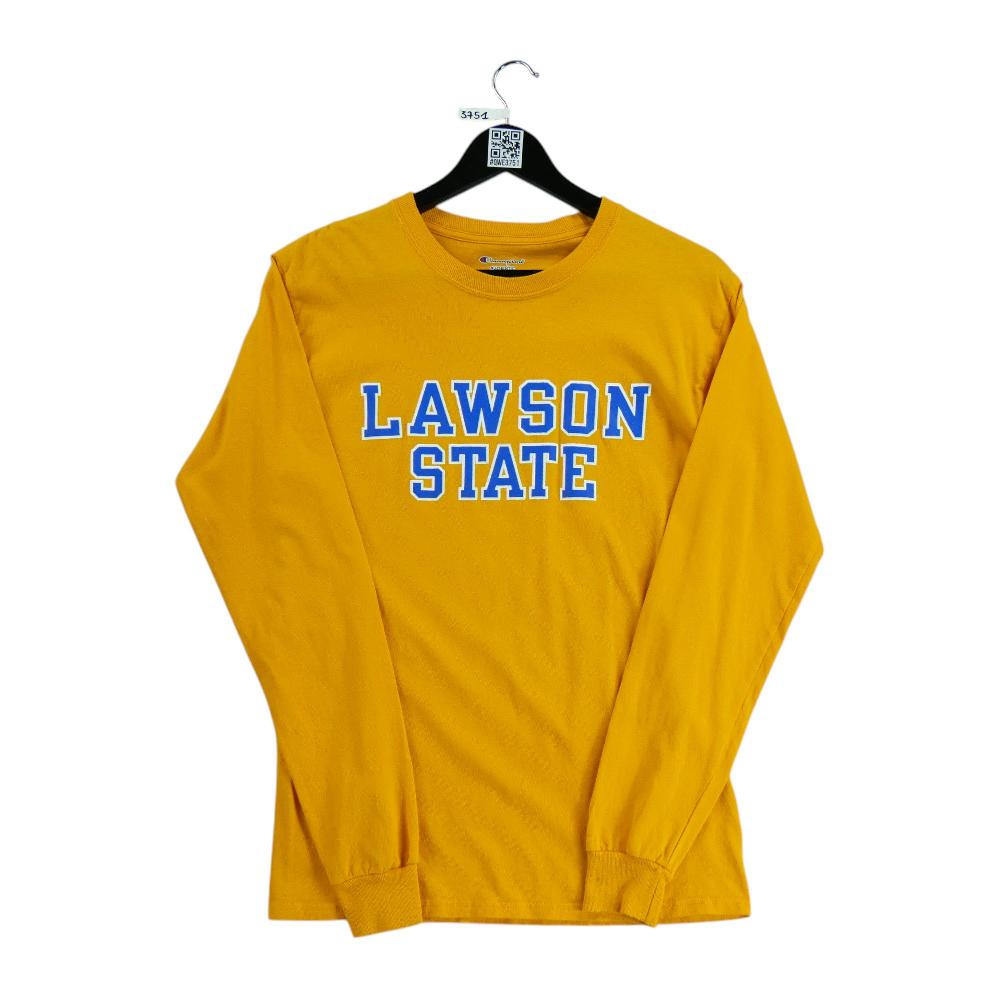 Sportswear - Champion T-shirt manches longues Lawson State Homme Taille S Orange #QWE3751 - photo 1