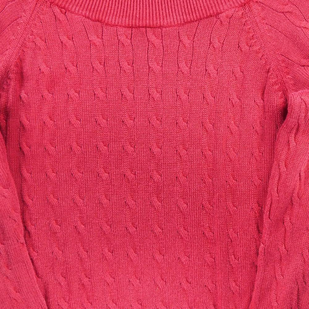 Golf - Polo Ralph Lauren Pull en maille torsadée Femme Taille XL Rouge #QWE3332 - photo 3