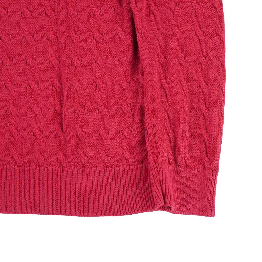Golf - Polo Ralph Lauren Pull en maille torsadée Femme Taille XL Rouge #QWE3332 - photo 4