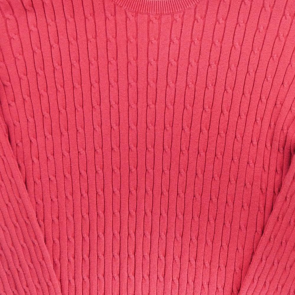 Golf - Tommy Hilfiger Pull en maille torsadée Homme Taille XL Rouge #QWE0229 - photo 3